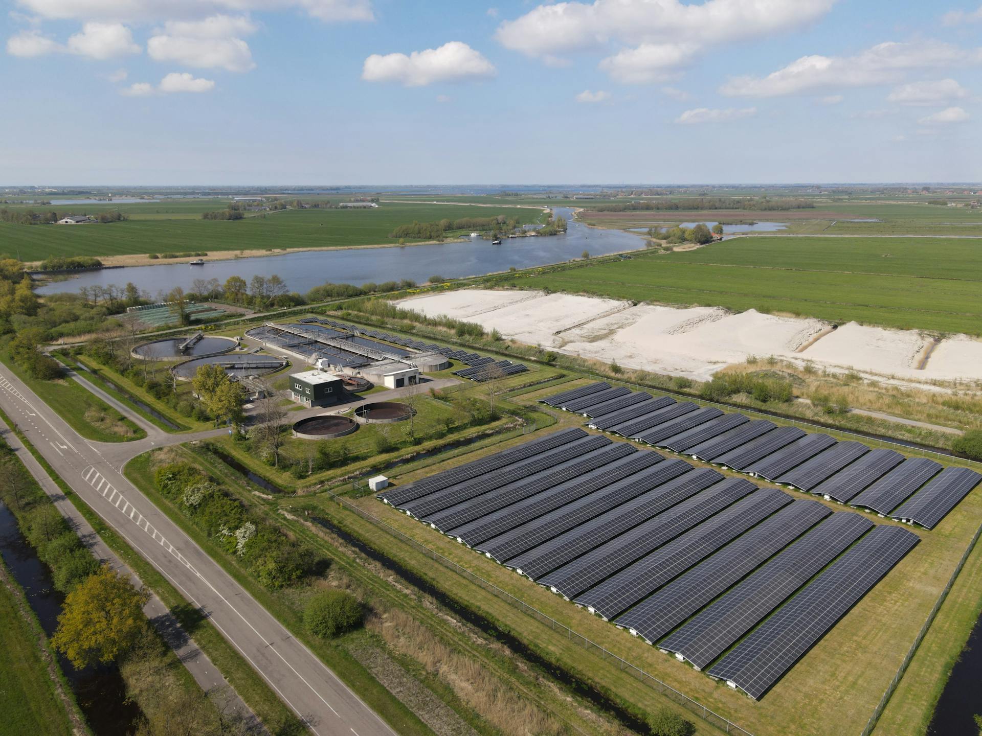 Thermische inspectie van zonnepanelen vanuit de lucht