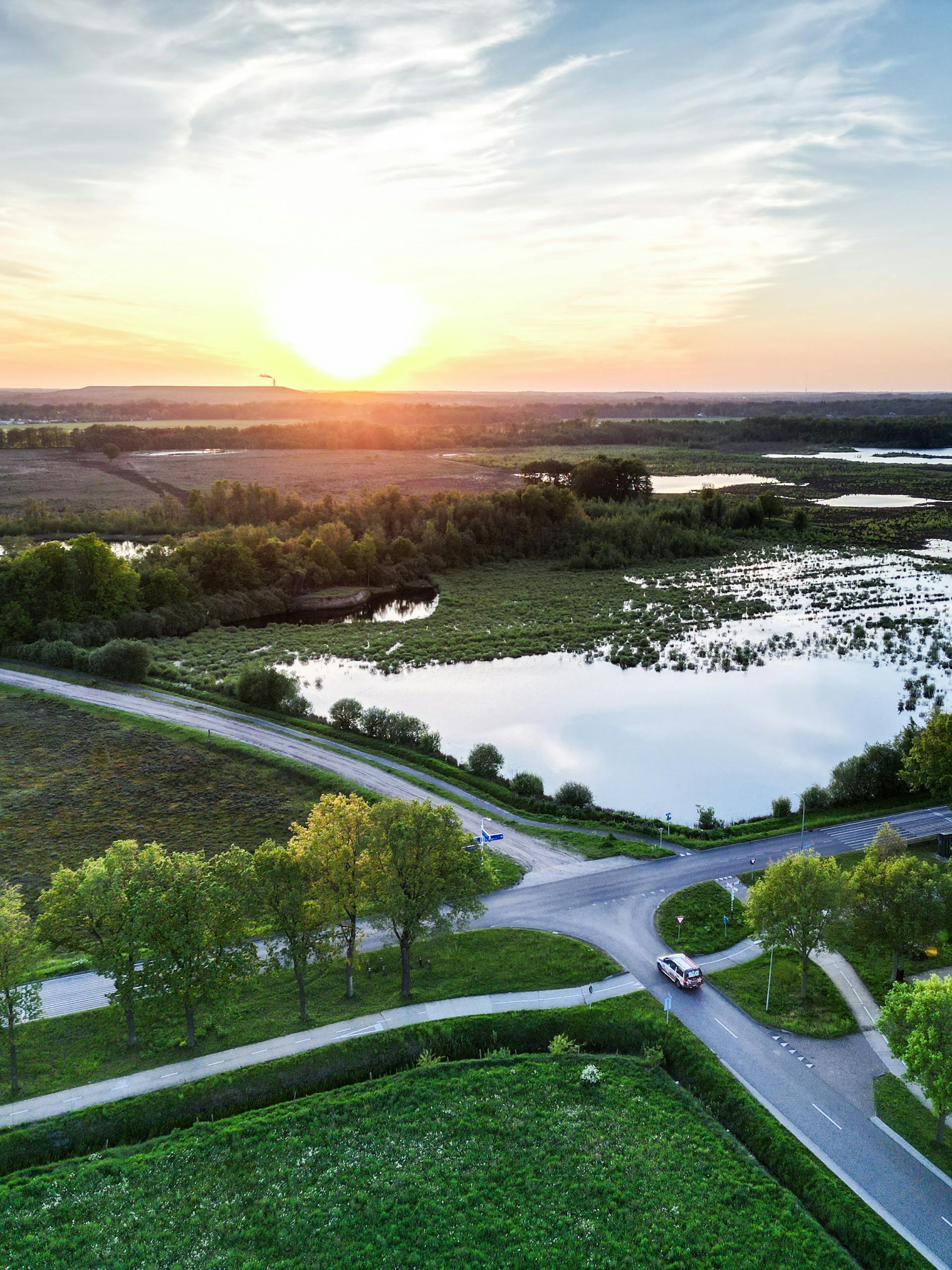 Luchtmonitoring van een natuurgebied